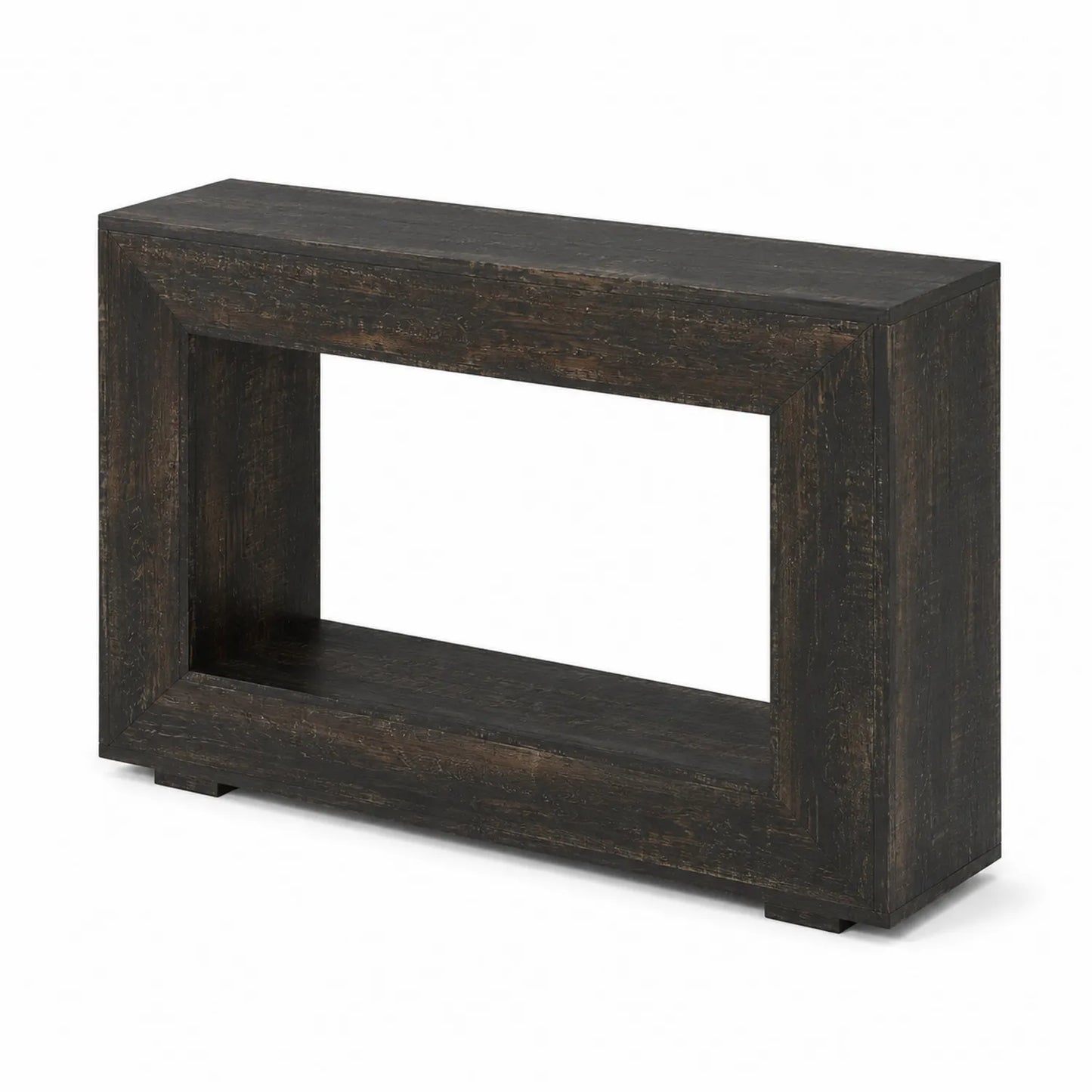 Konsolentisch Eichenholz Dunkelbraun 120x30x75cm